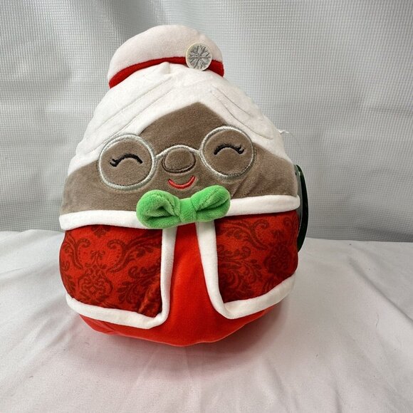 Mrs. Claus Squishmallow Nicolette 8 Inch Plush With Red & White Holiday Outfit - Picture 11 of 11